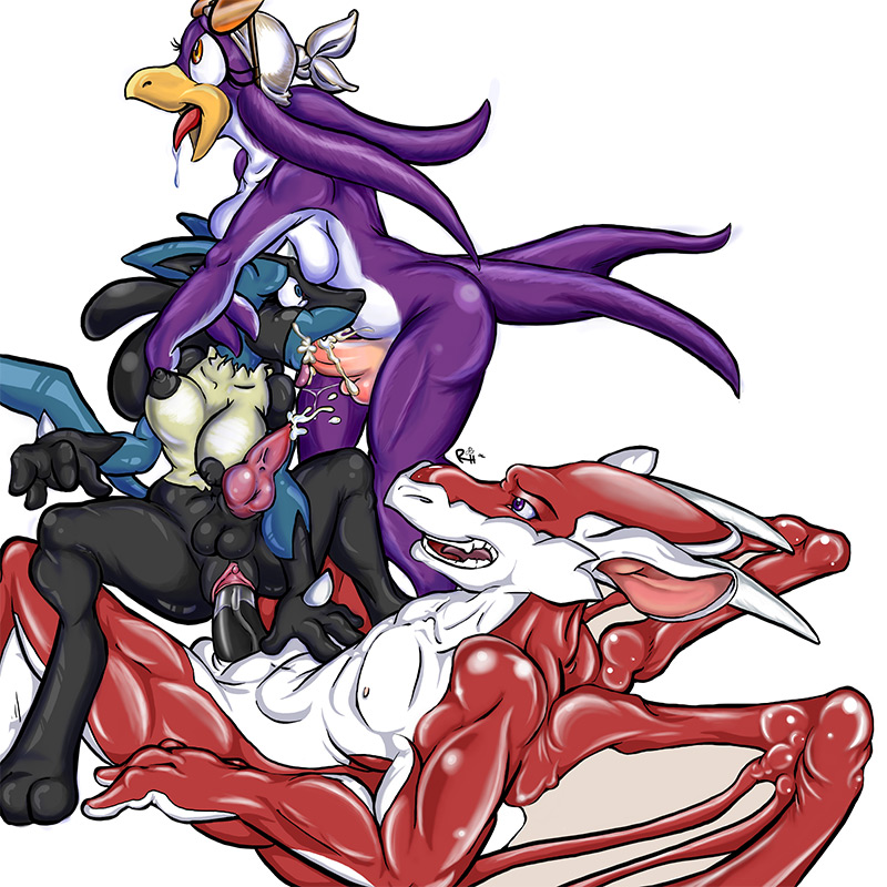 ahegao breasts climax crossover cum cum_in_mouth dragon ejaculation forced fucked_silly furry futanari futanari_on_futanari futanari_with_futanari group_sex intersex lucario male_on_futa nintendo on_top oral orgasm penetration penis pokemon saliva sega sex sonic_riders sonic_the_hedgehog_(series) sucking tongue vaginal wave_the_swallow