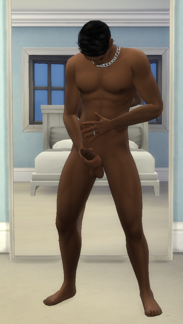 1boy 3d 3d_model adult big_balls big_penis black_penis dark-skinned_male dark_skin gay_male huge human indoors luan luan_tolentino male male_focus male_only married melanin nude nude_male oc onlyfans original_character penis porn porn_star pornstar prince privacy sims sims_4 solo_male tasteofluan the_sims the_sims_4 twink