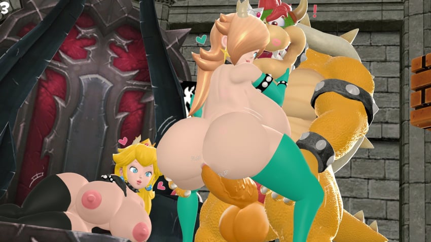 1boy 2023 2_girls 2girls 3d 3d_(artwork) ass big_ass big_breasts blonde_hair blue_eyes bowser breasts bubble_ass bubble_butt canon_couple collar dat_ass dra111_(artist) dragon316 dumptruck_ass erect_nipples heart huge_ass huge_breasts huge_butt huge_penis insanely_hot large_ass large_penis larger_male looking_at_another looking_pleasured makeup male/female mario_(series) nintendo nipples nude nude_female nude_male one_eye_covered one_eye_obstructed penis_in_pussy princess_peach princess_rosalina red_lips red_lipstick seductive sex sexy sexy_ass sexy_body sexy_breasts spiked_collar super_mario_bros. thick_ass vaginal vaginal_penetration vaginal_sex yellow_hair
