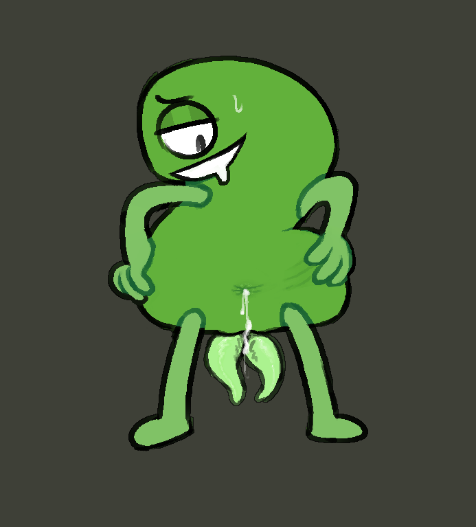 algebralien battle_for_dream_island bfb bfdi blush looking_back object_shows penis spreading_anus spreading_own_anus techn0philia the_power_of_two two_(bfb) two_dicks