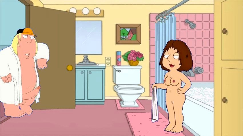 ass before_sex breasts brother_and_sister chris_griffin erect_nipples erect_penis family_guy huge_penis meg_griffin shaved_pussy thighs