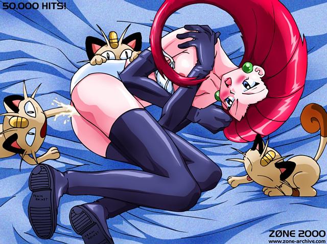 jessie meowth nintendo pokemon team_rocket zone