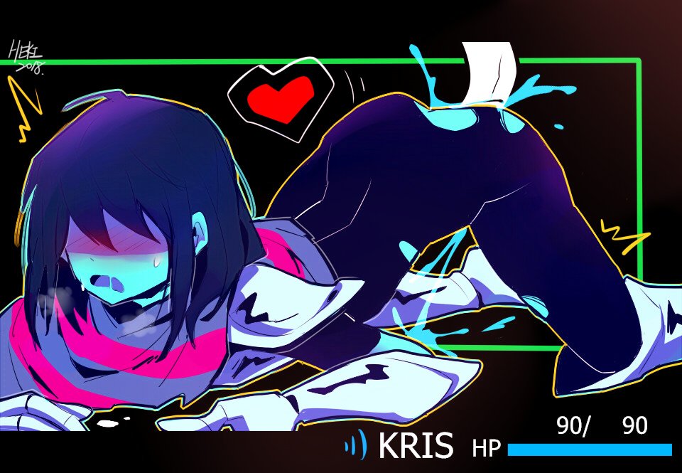2010s 2018 2d 2d_(artwork) ambiguous_gender ambiguous_penetration androgynous blue_body blue_skin blush character_name clothed clothed_rape cum cum_while_penetrated cumming dark_blue_hair deltarune digital_media_(artwork) from_behind_position health_bar heki_(artist) hp_bar human human_penetrated kris_(dark_world_form) kris_(deltarune) miss60250 penetration rape ripped_clothing sweat top-down_bottom-up torn_clothes torn_clothing uncensored undertale_(series) video_game_character video_games