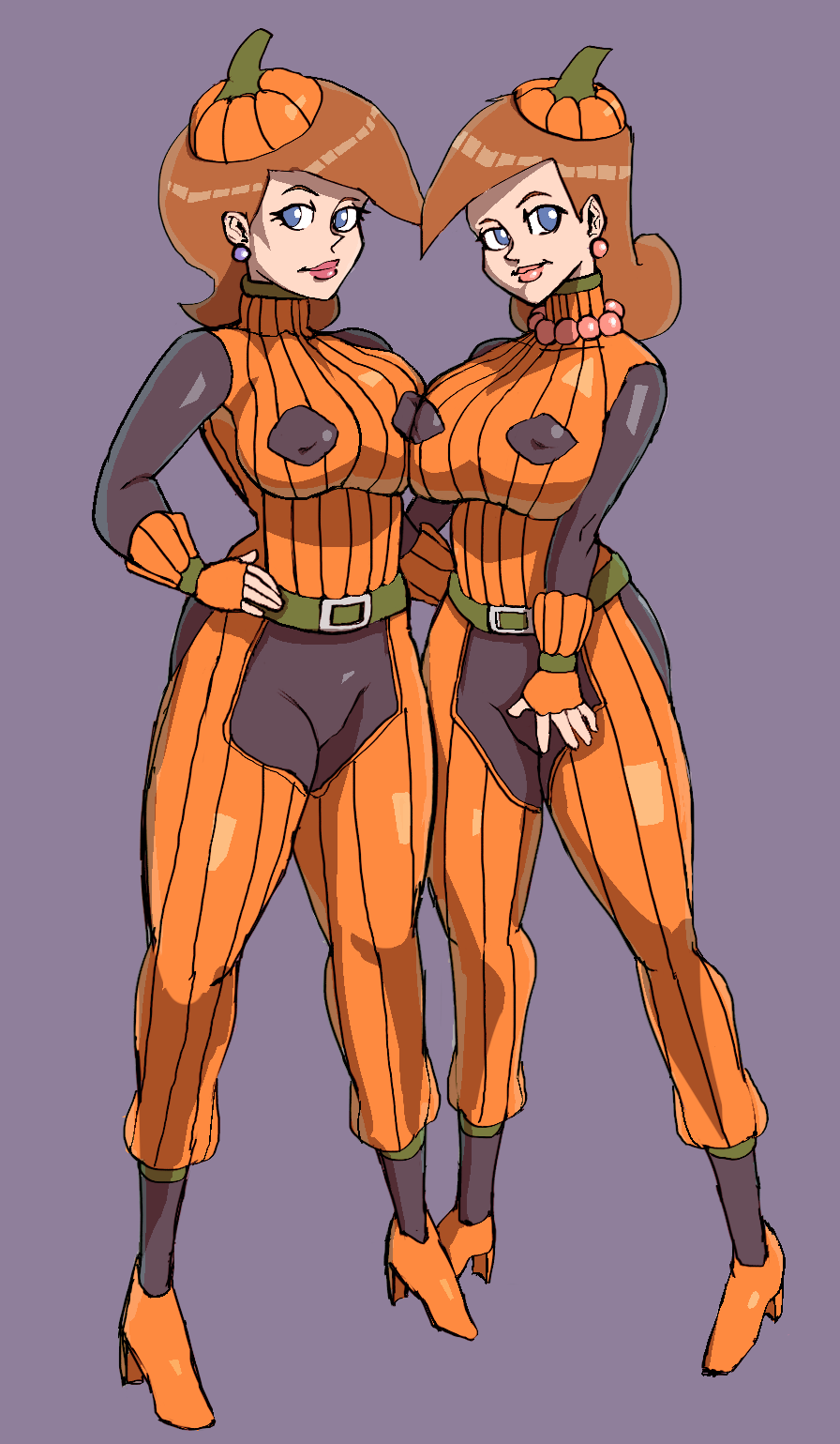 2_girls 89idles aged_up bosom_buddies breast-to-breast breast_docking breasts_press breasts_pressed_together breasts_to_breasts breasts_together clothed clothes clothing cougar daughter docking duo female_only genderswap genderswap_(mtf) halloween_print hourglass_figure mama milf mother mother_&amp;_daughter mrs._turner nickelodeon orange_clothes orange_clothing rubbing_breasts the_fairly_oddparents thicc timantha_turner timmy's_mom timmy_turner wide_hips