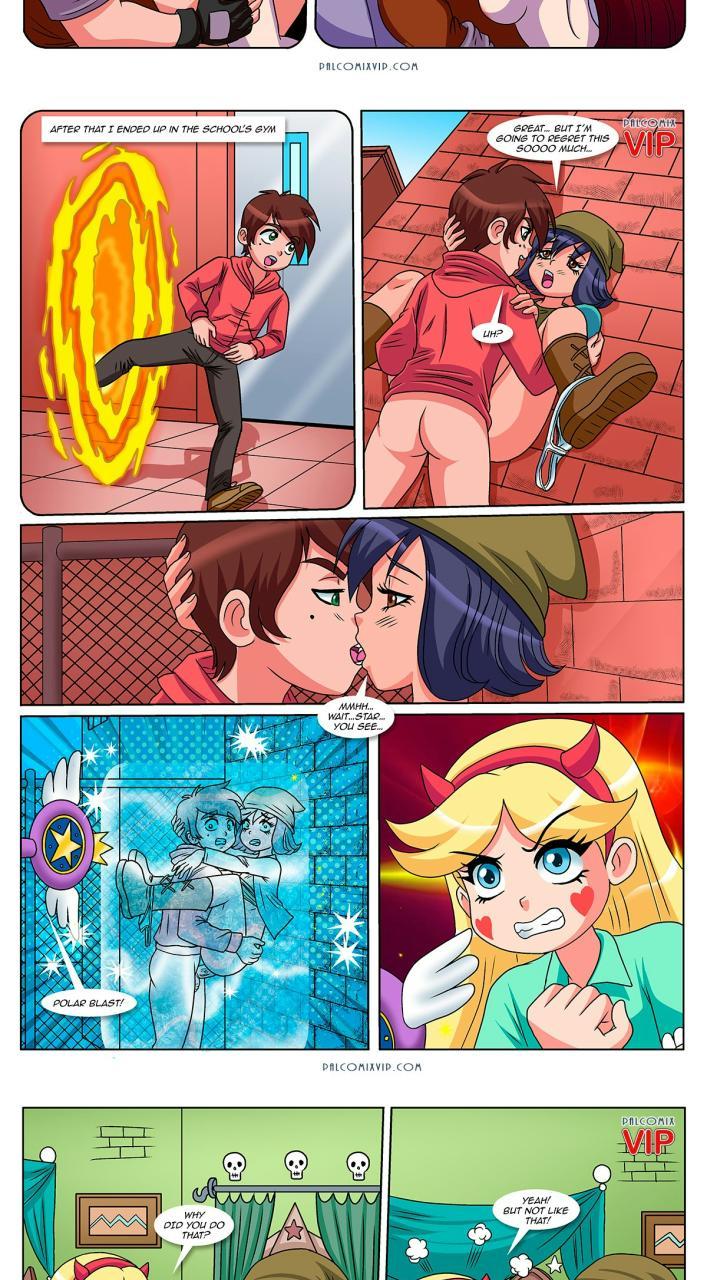 1boy 3_girls ass bbmbbf black_hair blonde_hair blue_eyes brown_eyes brown_hair cheating cheating_boyfriend comic french_kiss green_eyes hekapoo janna_ordonia latin_lover_(comic) magic_wand marco_diaz missionary palcomix palcomix_vip sex spread_legs star_butterfly star_vs_the_forces_of_evil