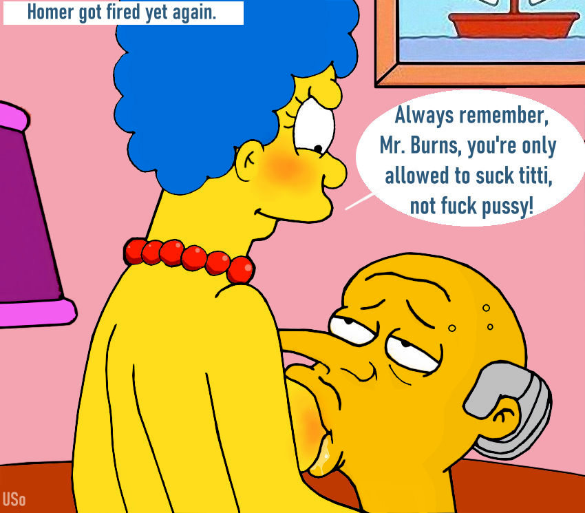 marge_simpson montgomery_burns tagme the_simpsons