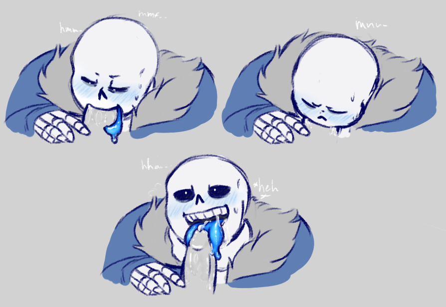 2010s 2016 2boys 2d 2d_(artwork) animated_skeleton anon anonymous anonymous_male blue_tongue bone bottom_sans digital_media_(artwork) disembodied_penis duo genitals grey_background licking licking_penis male male/male male_only nubs oral penis safetytrance sans sans_(undertale) sex simple_background skeleton solid_color_background solo_focus text third-party_source tongue uke_sans undead undertale undertale_(series) unseen_character unseen_male_face video_games yaoi