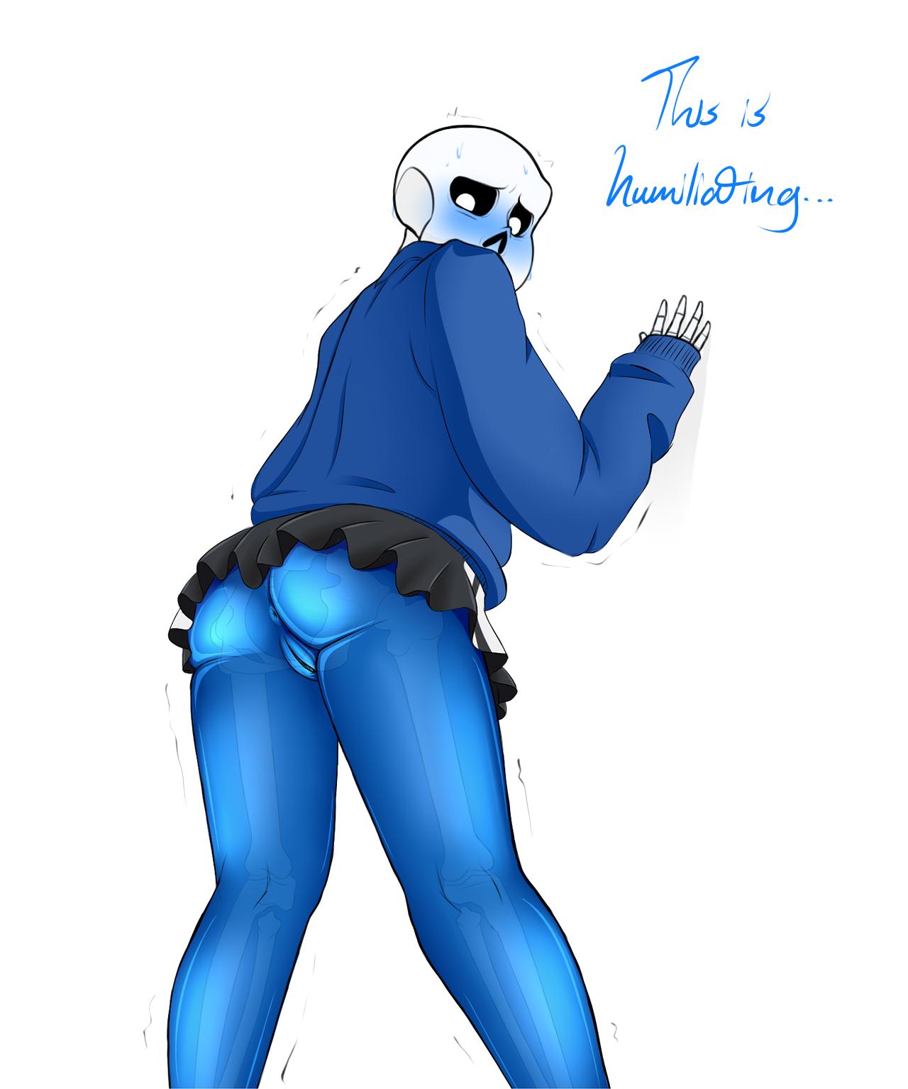 2010s 2019 2d 2d_(artwork) animated_skeleton anus ass blue_anus blue_ass blue_blush blue_body blue_butt blue_pussy blush bottom_sans bottomless bottomless_skirt butt digital_media_(artwork) ectobody ectobutt ectopussy english_text feet_out_of_frame genderswap genderswap_(mtf) humiliated looking_back looking_down no_panties nsfwgarbagedump presenting_anus presenting_pussy pussy redraw redrawn rule_63 sans sans_(undertale) simple_background skeleton skirt solo submissive text uke_sans undead under_skirt undertale undertale_(series) video_games white_background