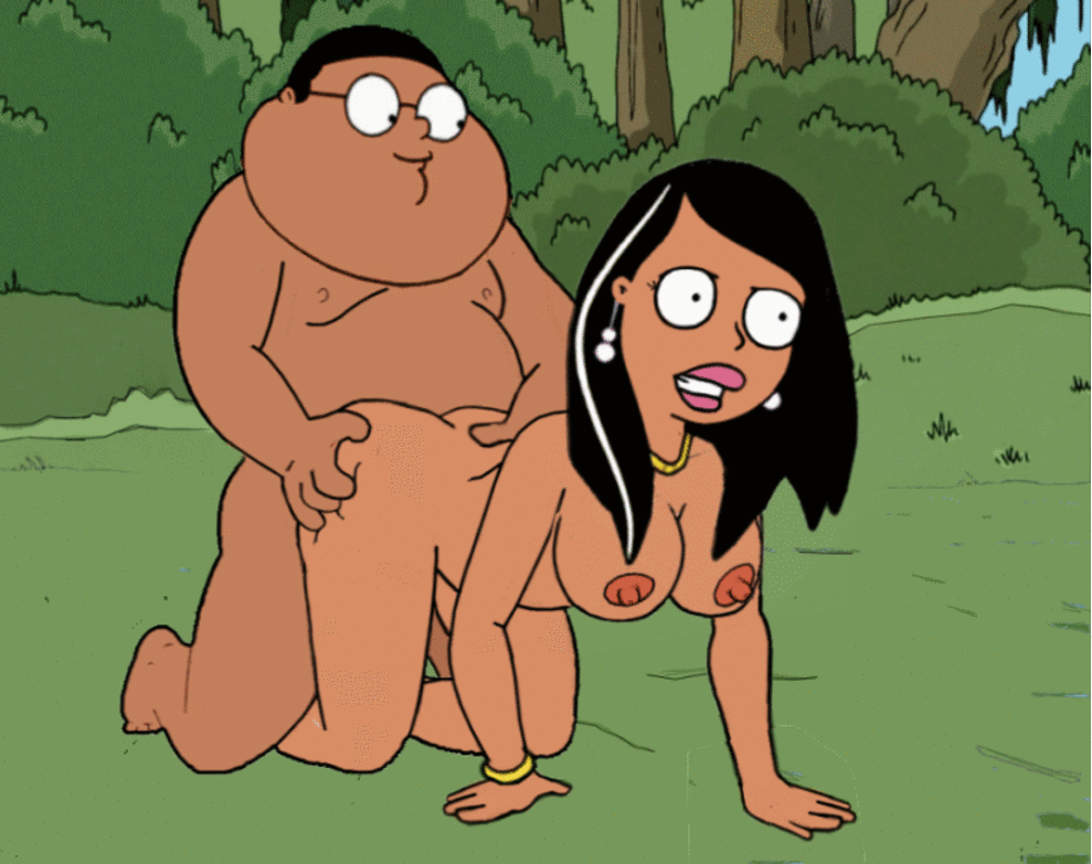 ass_grab black bouncing_breasts brother_and_sister cleveland_brown_jr. dark-skinned_female dark-skinned_male doggy_position doggystyle gif green incest roberta_tubbs the_cleveland_show
