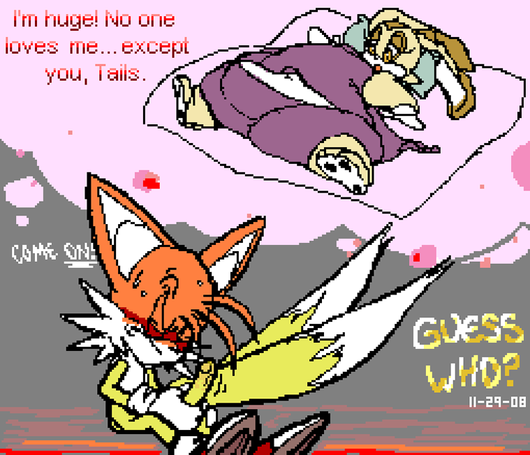 cream_the_rabbit miles_"tails"_prower multiple_tails sega sonic tail text