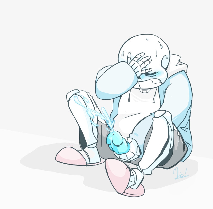 1boy 2010s 2016 2d 2d_(artwork) animated_skeleton blue_blush blue_cum blue_hoodie blue_penis blush chubby chubby_male closed_eyes clothed covering_face cum cumshot digital_media_(artwork) ectopenis ejaculation embarrassed embarrassing fully_clothed hooded_jacket hoodie jacket male male_masturbation male_only masturbation monster penile_masturbation penis pink_slippers robonersmnc sans sans_(undertale) sitting skeleton slippers solo solo_male sweat undead undertale undertale_(series) video_games