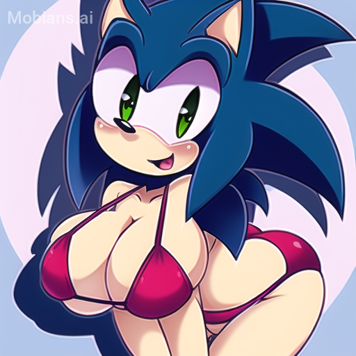 ai_generated big_breasts female_only sega somegamer sonic_the_hedgehog sonic_the_hedgehog_(series)