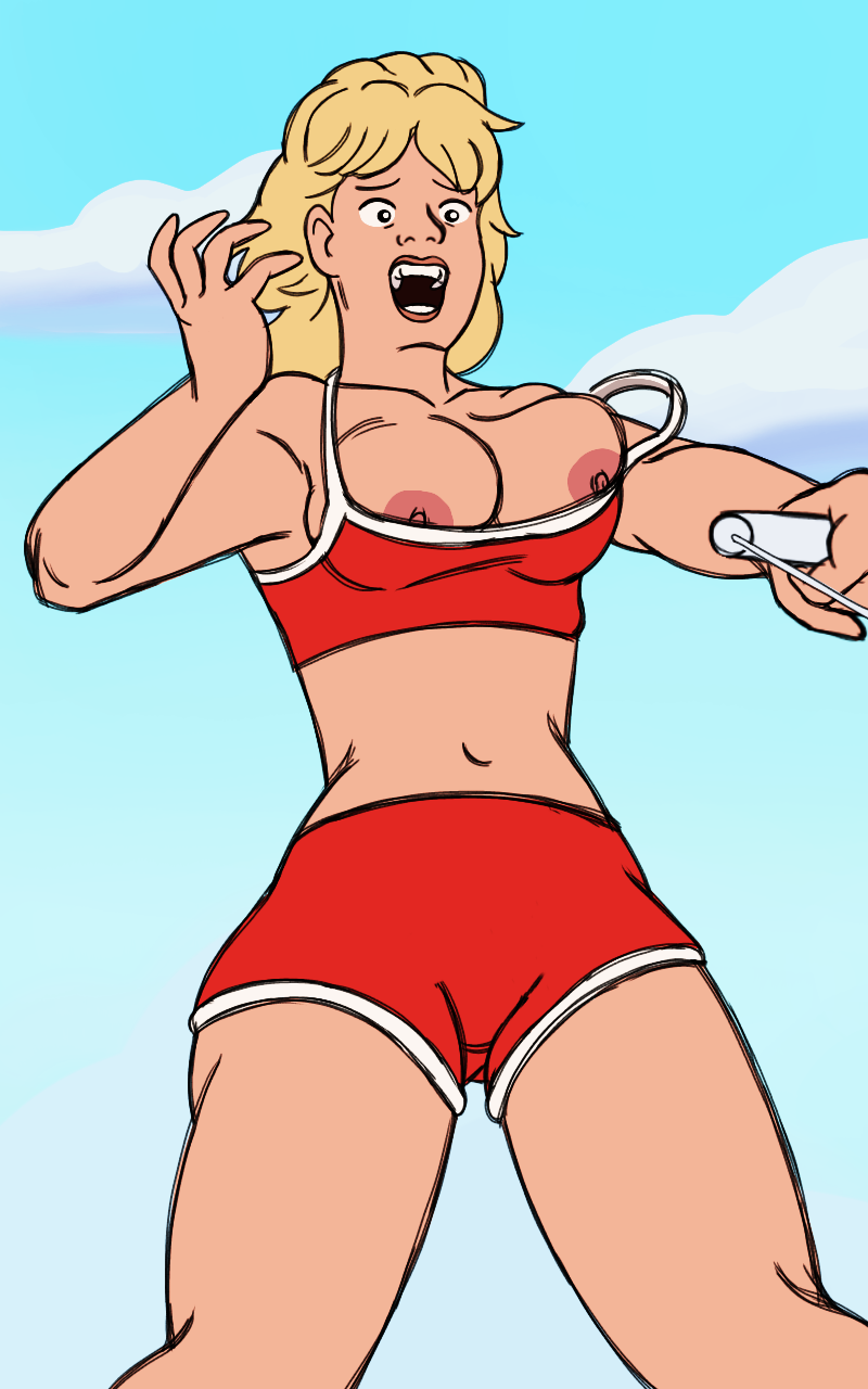 big_breasts crop_top erect_nipples king_of_the_hill luanne_platter shorts thighs water_ski