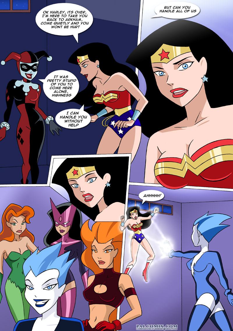 batman_(series) batman_the_animated_series comic dc dc_comics dcau female harleen_quinzel harley_quinn justice_league justice_league_unlimited livewire palcomix pamela_isley poison_ivy princess_in_peril star_sapphire superman:_the_animated_series volcana wonder_woman
