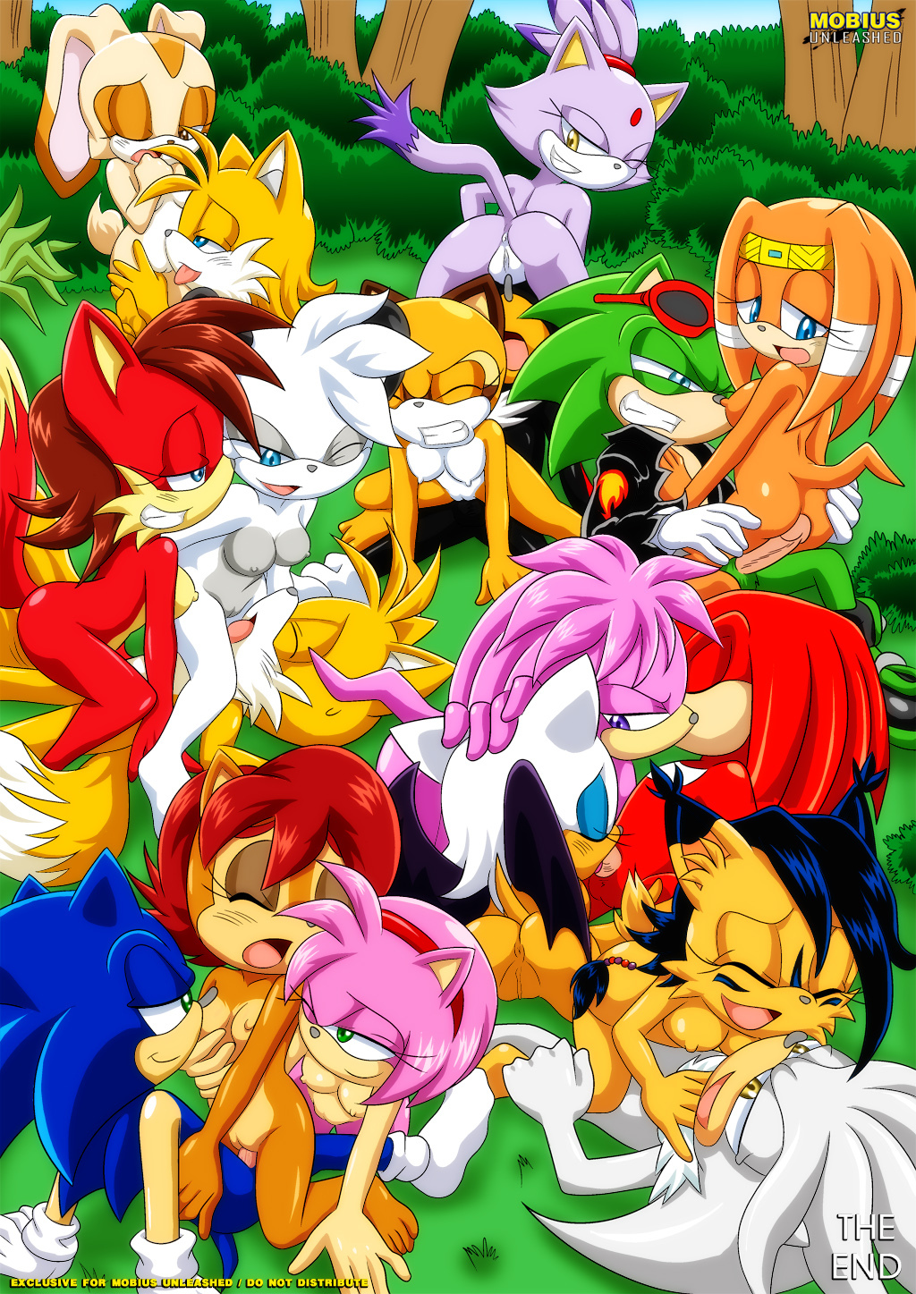 12girls 6boys amy_rose anthro anus ass barby_koala bbmbbf blaze_the_cat breasts butt cream_the_rabbit endured_face fiona_fox hedgehog julie-su knuckles_the_echidna looking_back m.e.s.s. marine_the_raccoon miles_"tails"_prower millie_tailsko mobius_unleashed nicole_the_lynx nipples palcomix penis pussy rouge_the_bat sally_acorn scourge_the_hedgehog sega shadow_the_hedgehog silver_the_hedgehog sonic_(series) sonic_the_hedgehog sonic_the_hedgehog_(series) tikal_the_echidna vaginal_insertion