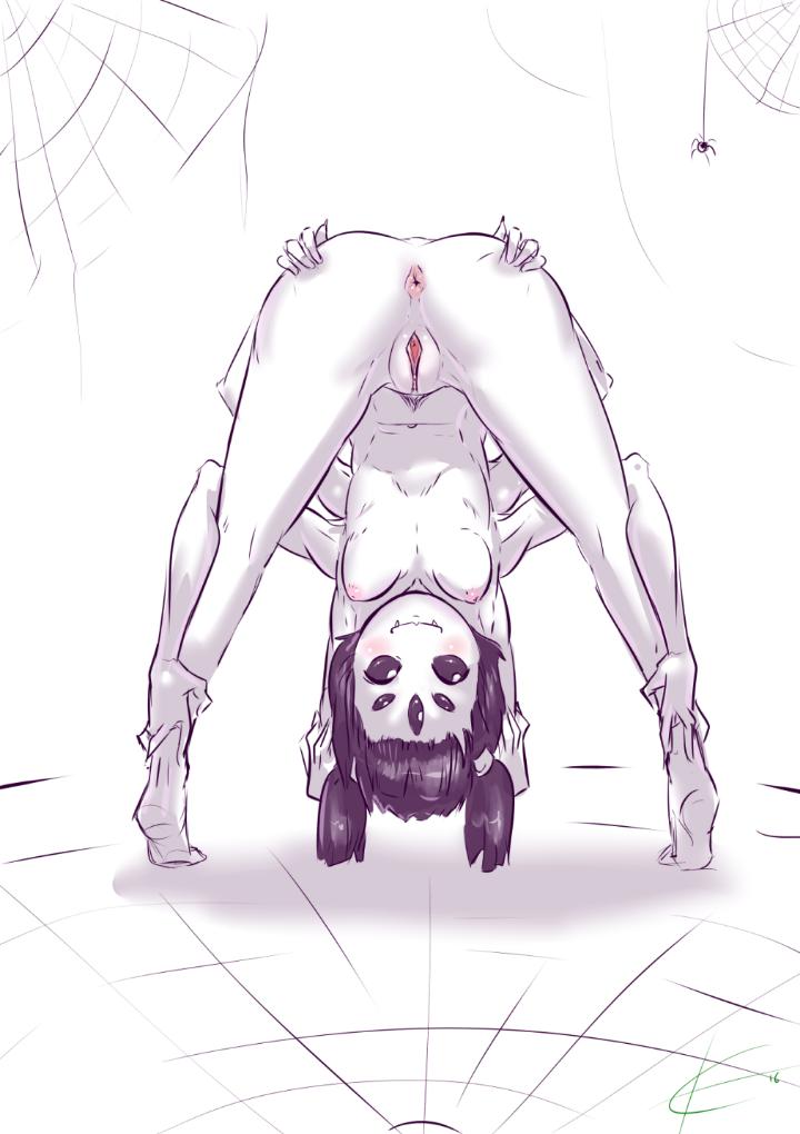 1girl 5_eyes 6_arms anthro anthro_only anus arachnid breasts fangs female female_anthro female_only monster monster_girl muffet multiple_arms multiple_eyes naked_female nipples nude nude_female presenting_anus presenting_pussy pussy short_twintails solo solo_female spider spider_girl undertale undertale_(series)