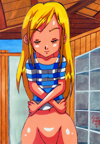 1girl areola big_areola big_areolae big_breasts big_nipples blonde_hair bottomless bouncing_breasts breast_expansion breasts breasts_bigger_than_head breasts_out digimon digimon_frontier gif gigantic_breasts hips huge_areola huge_areolae huge_breasts huge_hips huge_nipples impossible_clothes impossible_clothing impossible_fit impossible_shirt izumi_orimoto large_areolae large_nipples massive_breasts nipples surprise undressing wide_hips zoe_orimoto