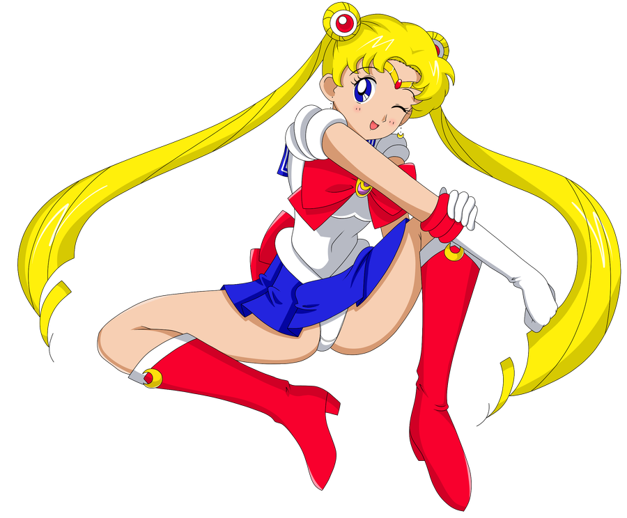 1_girl 1girl 2d bishoujo_senshi_sailor_moon blonde blonde_hair blue_eyes boots clothed elbow_gloves female female_only gloves lastlevel leotard leotard_peek long_blonde_hair long_hair long_twintails one_eye_closed pigtails red_boots sailor_moon serafuku skirt solo spread_legs tiara transparent_background tsukino_usagi twin_tails upskirt usagi_tsukino very_long_hair white_leotard