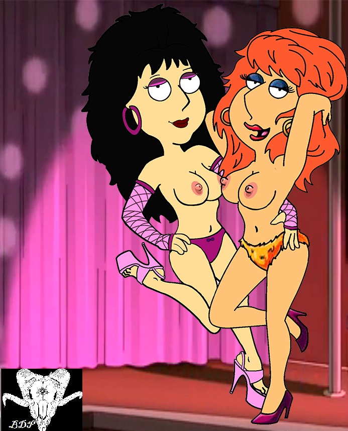 bonnie_swanson breasts family_guy lois_griffin nipples