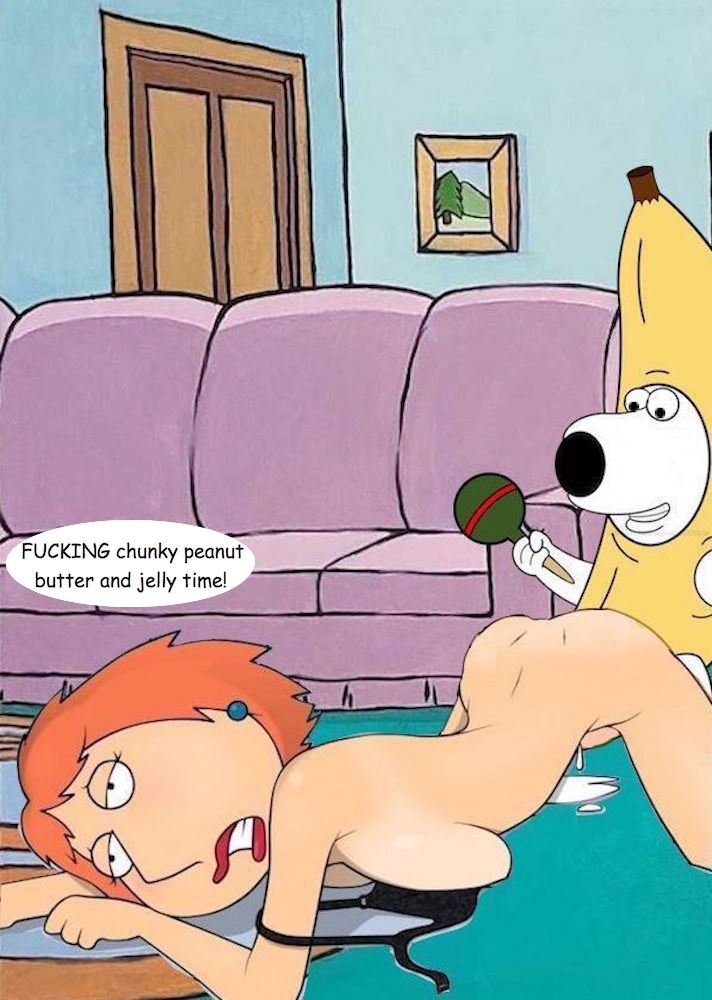 brian_griffin cosplay doggy_position family_guy lois_griffin orgasm semen