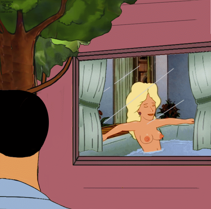 ass bath bathing bathroom beer dale_gribble from_behind funny gif guido_l hot_tub kahn_souphanousinphone king_of_the_hill luanne_platter nancy_hicks_gribble neighbor voyeur water wet