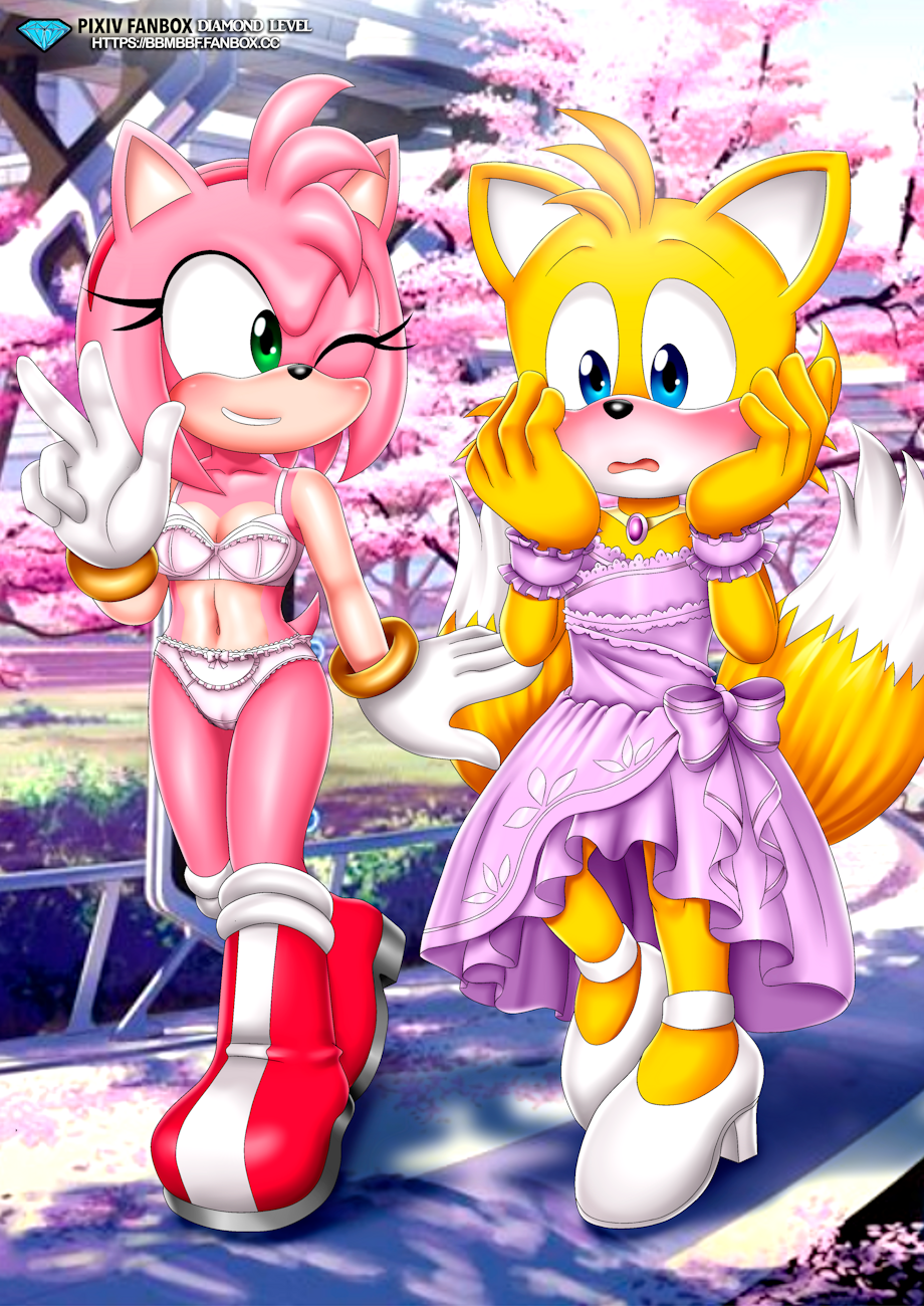 amy_rose bbmbbf miles_"tails"_prower mobius_unleashed palcomix pietro's_secret_club sega sonic_the_hedgehog_(series)