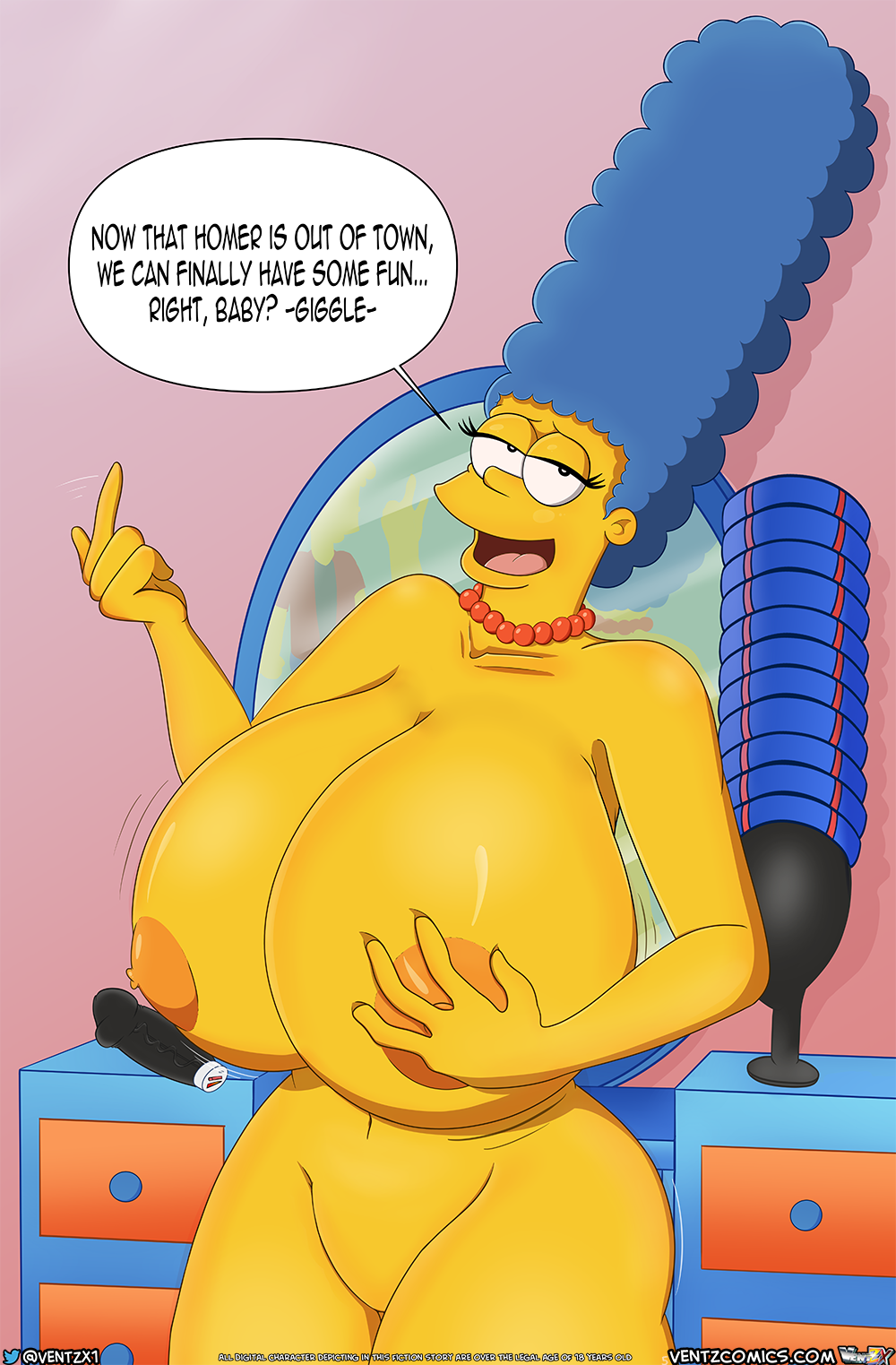 Marge simpson big boobs