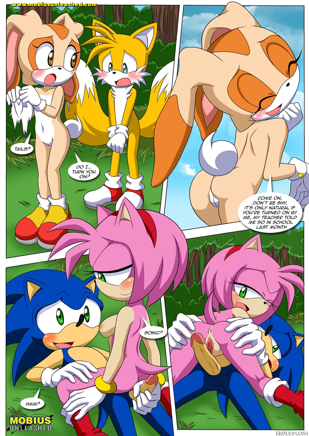amy_rose ass bbmbbf cream_the_rabbit miles_"tails"_prower mobius_unleashed palcomix penis sega sex sonic_the_hedgehog sonic_the_hedgehog_(series) tagme tails_the_fox