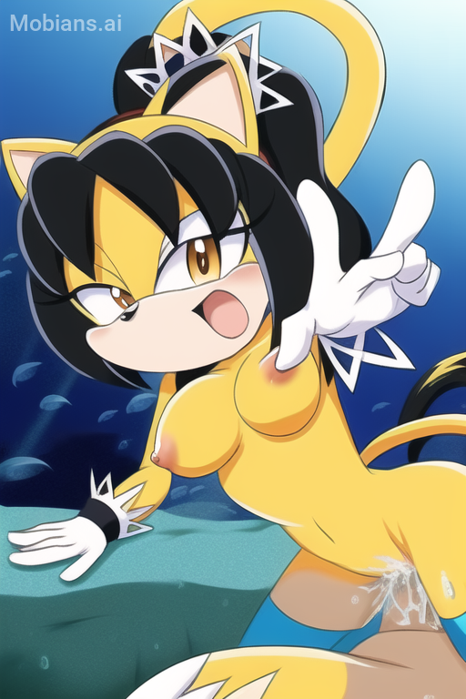 1boy 1girl ai_generated anthro big_breasts breasts cat cowgirl_position cum cum_in_pussy cum_inside fox furry gloves honey_the_cat interspecies miles_"tails"_prower moaning mobians.ai navel nipples nude ocean penis penis_in_pussy sea sega sex sonic_(series) sonic_the_fighters sonic_the_hedgehog_(series) stockings straight twin_tails underwater underwater_sex vaginal_penetration water