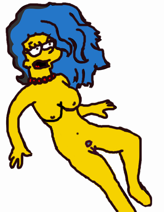 animated blue_hair gif hair marge_simpson the_simpsons yellow_skin