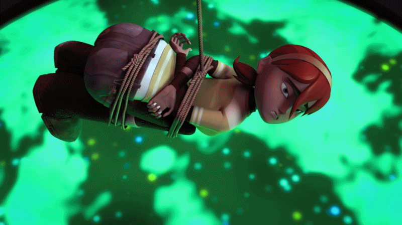 3d april_o'neil ass gif hands_behind_back looking_back ooze round_ass teenage_mutant_ninja_turtles tied_up tmnt_2012
