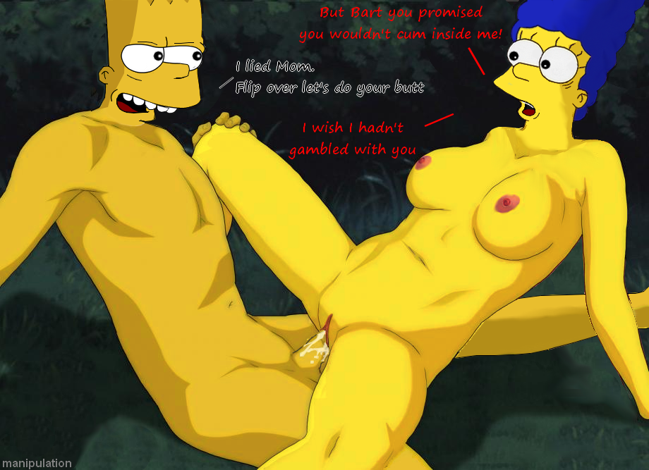 bart_simpson cum cum_in_orifice cum_in_pussy incest marge_simpson mother's_duty mother_and_son teeth text the_simpsons vaginal yellow_skin