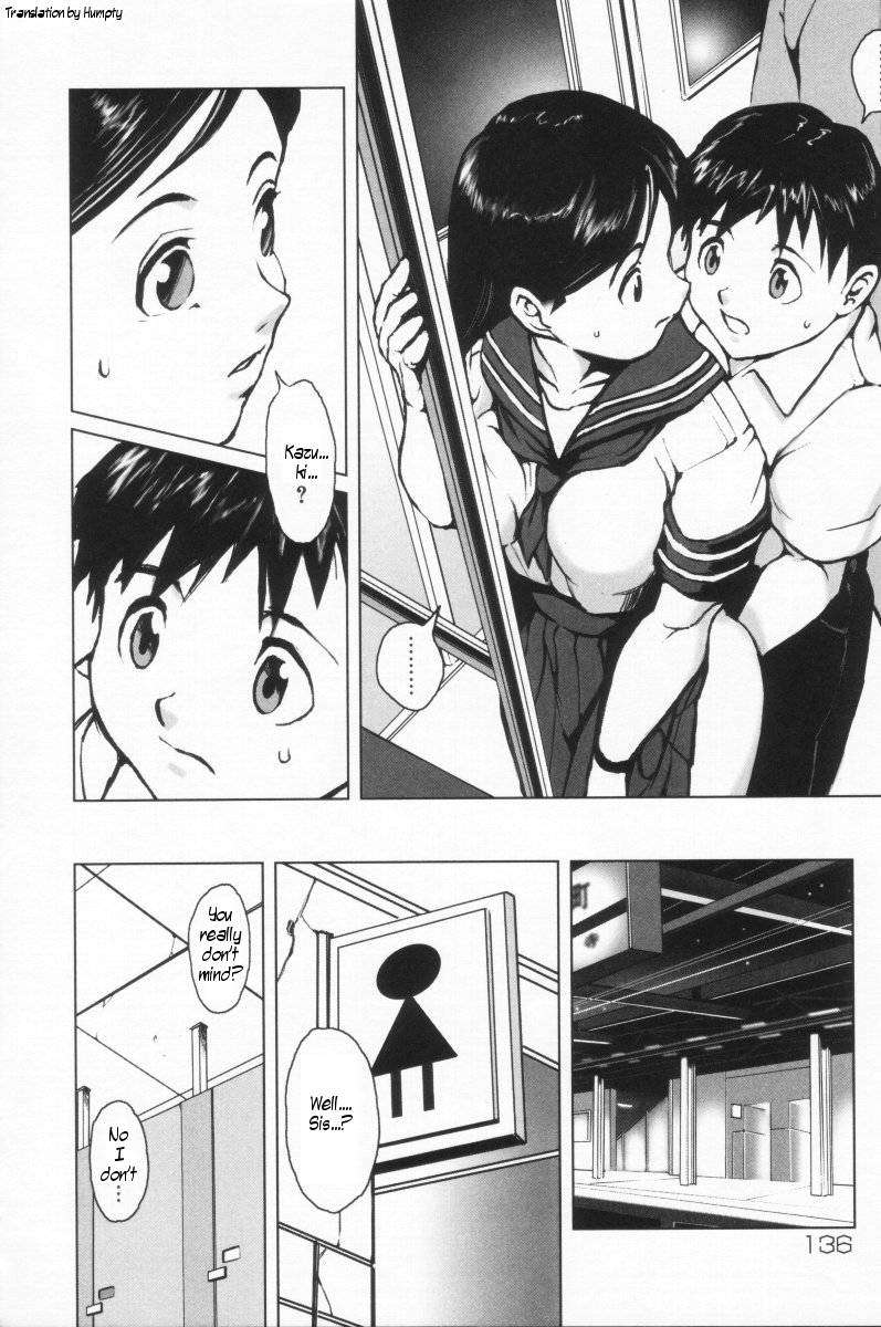 ass bathroom brother_and_sister comic groping monochrome panties pussy school_uniform sibling_in_the_train skirt