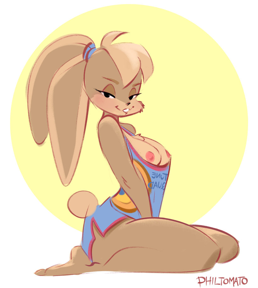 furry lola_bunny looney_tunes nipples philtomato rabbit space_jam:_a_new_legacy tagme warner_brothers