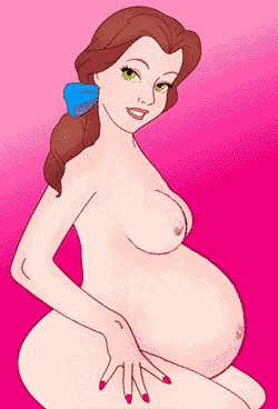 1_girl 1girl beauty_and_the_beast breasts disney edit female female_only looking_at_viewer nude pregnant pregnant_belly pregnant_female princess_belle solo