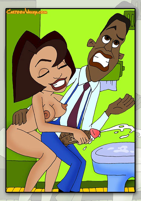 babe breasts cartoonvalley.com cum cumshot disney husband husband_and_wife legs nipples nude oscar_proud penis penis_grab smile the_proud_family trudy_proud watermark web_address web_address_without_path wife