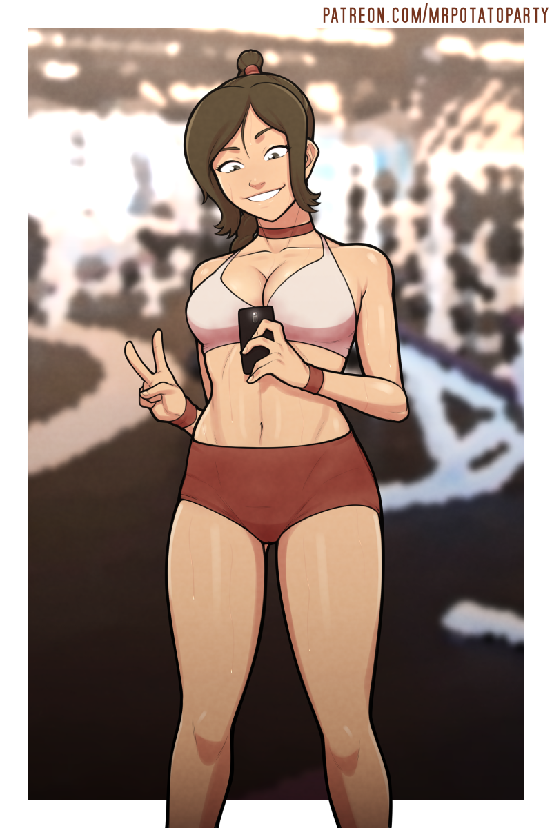 1girl 1girl 1girl abs after_workout alternate_breast_size athletic avatar:_the_last_airbender bare_legs bare_shoulders big_breasts big_breasts bra braid breasts brown_hair cameltoe cleavage clothed_female female_focus female_only fire_nation fit gym hourglass_figure human long_hair medium_breasts mrpotatoparty navel nickelodeon pleased selfpic shorts smile smooth_skin solo_female solo_focus standing straight_hair sweat tagme teen thighs toned ty_lee v workout_clothes wristbands