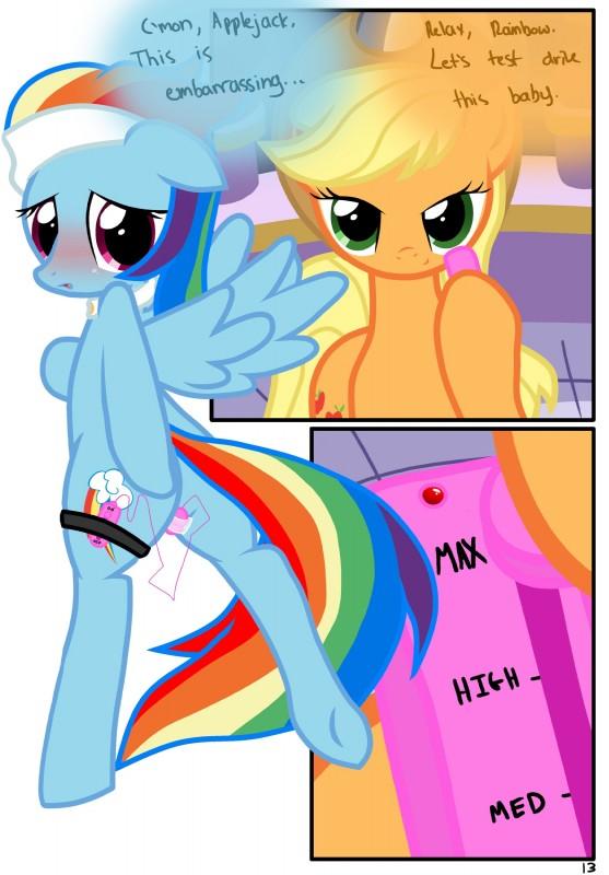applejack comic friendship_is_magic my_little_pony pyruvate rainbow_dash the_usual vibrator