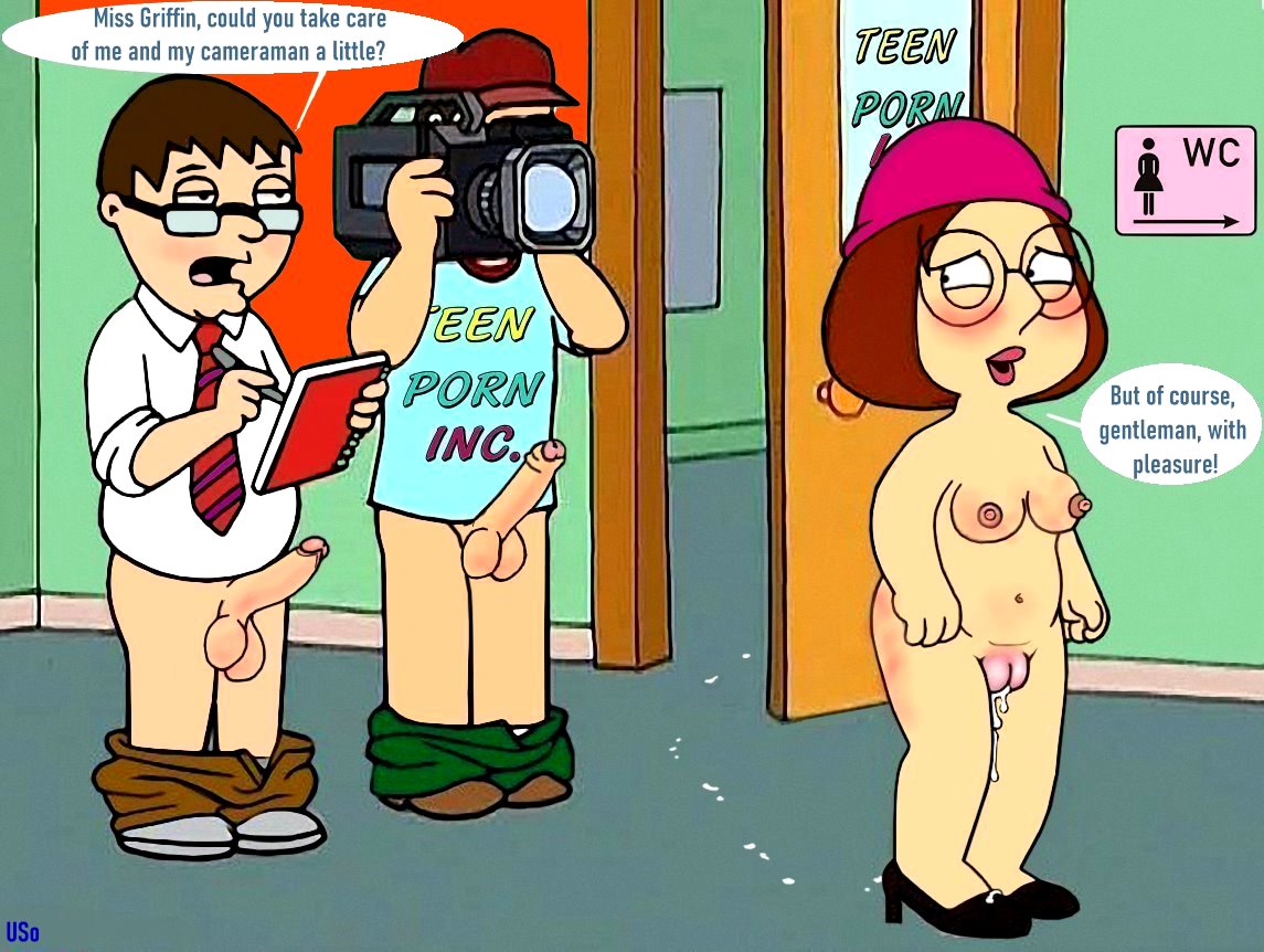blushing breasts dialogue erection family_guy meg_griffin nude_female nude_male pornstar puffy_pussy red_anus uso_(artist)