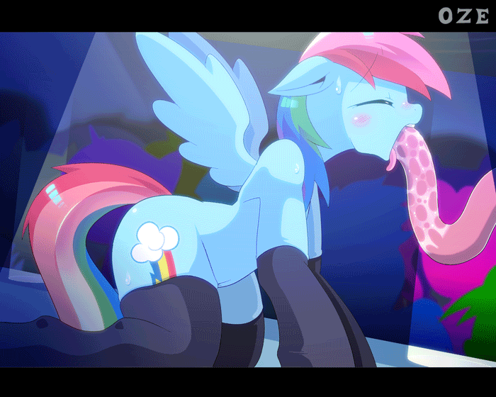 2014 blinking blue_fur blush equine fellatio female friendship_is_magic fur furry gif gloves group hair horn horse legs_up legwear lying male mammal multicolored_hair my_little_pony navel open_mouth oral oral_sex oze pegasus pony rainbow_dash rainbow_hair sex stockings sweat tentacle thrusting tongue two_tone_hair wings