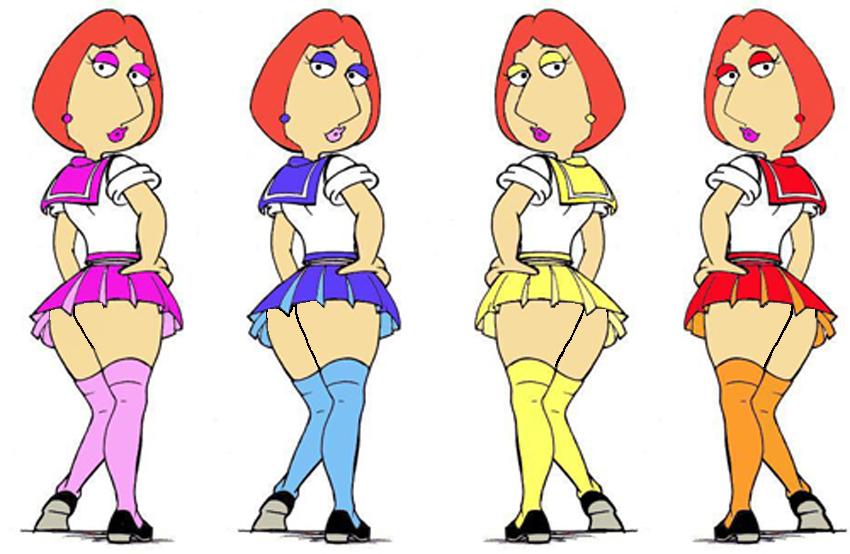 ass cheerleader family_guy lois_griffin no_panties