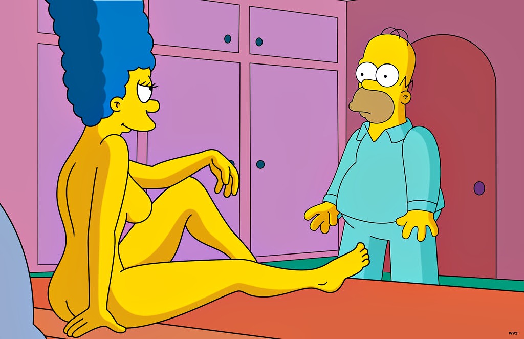 homer_simpson marge_simpson tagme the_simpsons yellow_skin