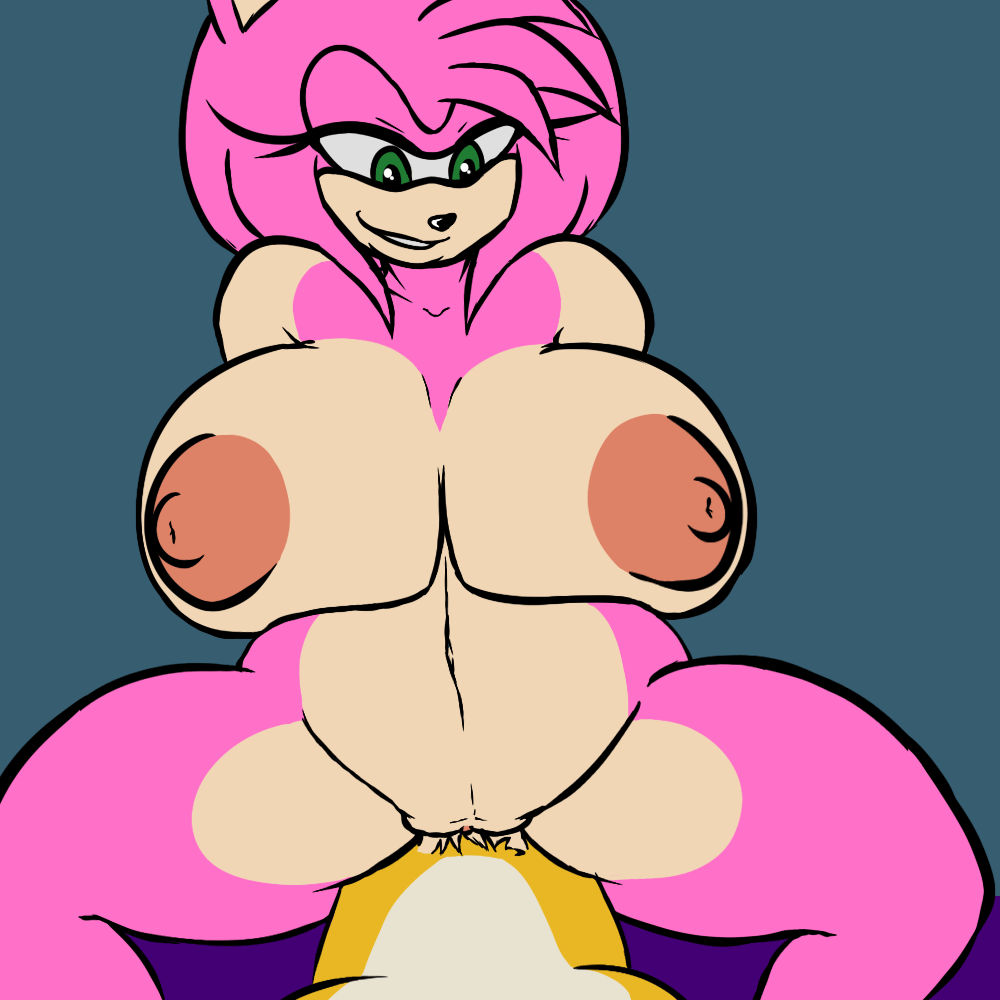 1girl 2017 amy_rose anthro areola big_breasts big_penis breasts canine comic duo erect_nipples erection fox furry gif hedgehog huge_breasts huge_penis littlegraybunny male mammal miles_"tails"_prower navel nipples nude penetration penis pussy sega sex sonic_(series) vaginal vaginal_penetration