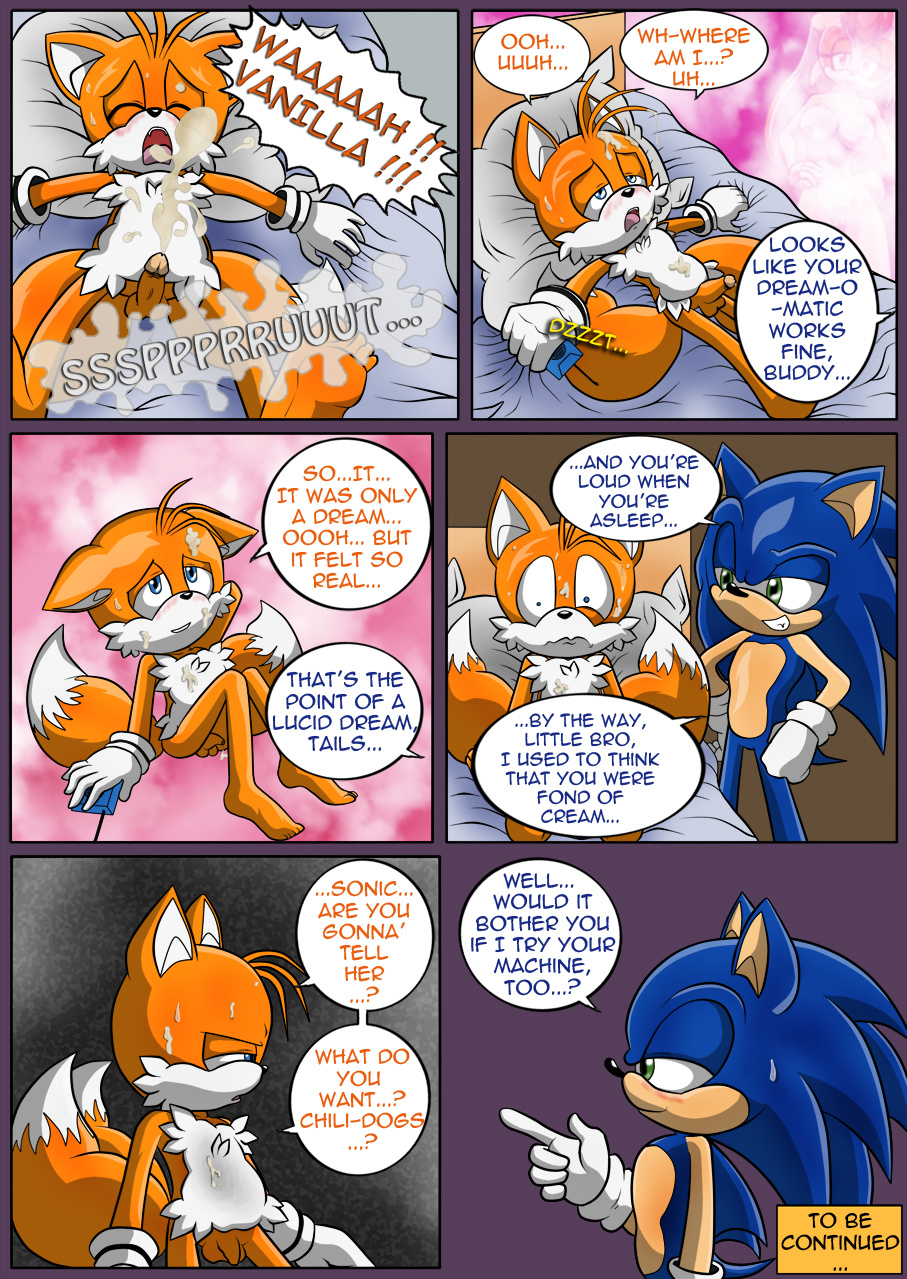 anthro anus blue_eyes blush canine comic cub dialog duo english_text female fox furry hetero male mammal miles_"tails"_prower multiple_tails nude open_mouth parent penis raianonzika_(artist) sega smile sonic_(series) sonic_the_hedgehog sweat testicles text young zerbukii_(artist)