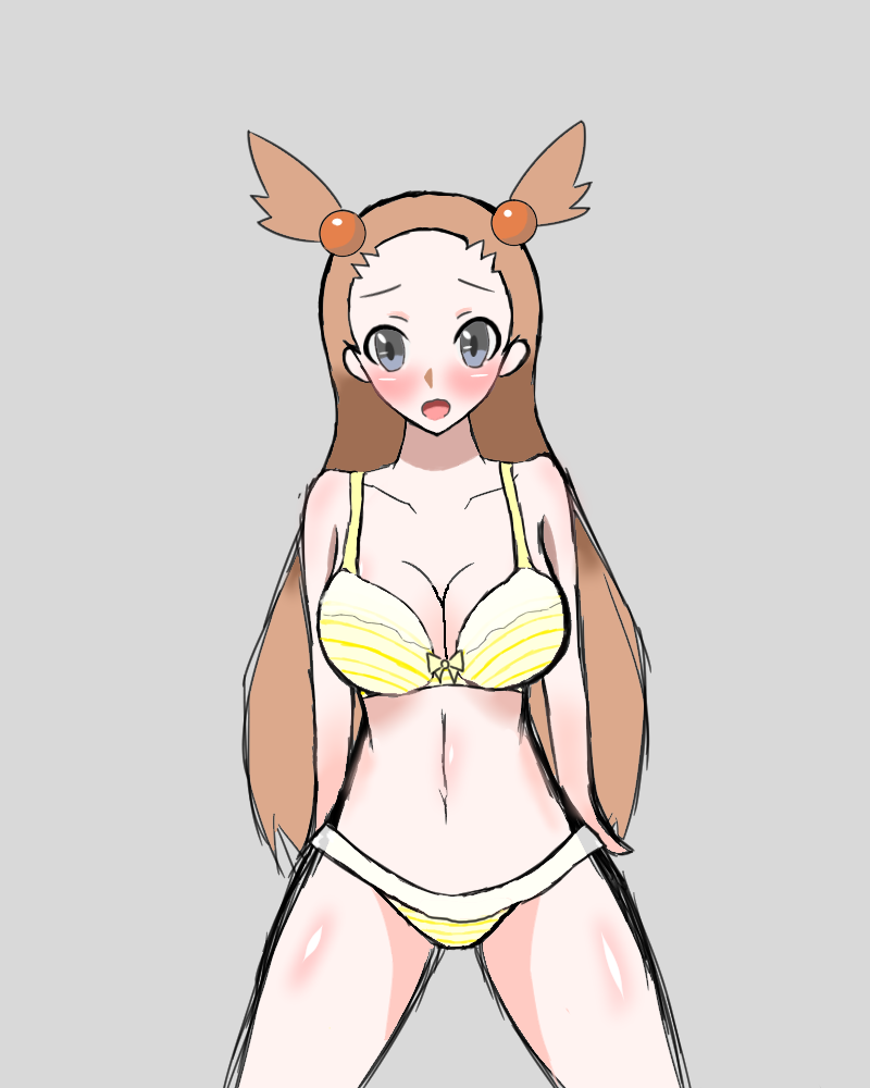 1girl alluring bikini cleavage gym_leader jasmine_(pokemon) johto mikan_(pokemon) nintendo pokemon pokemon_(anime) pokemon_gsc pokemon_hgss