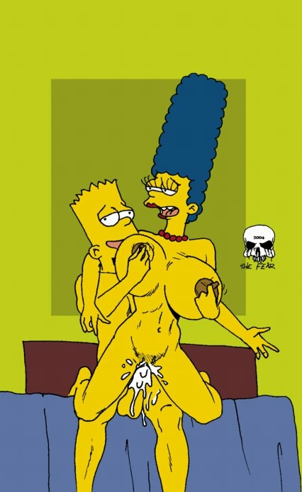 bart_simpson incest marge_simpson mother's_duty mother_and_son the_fear the_simpsons yellow_skin