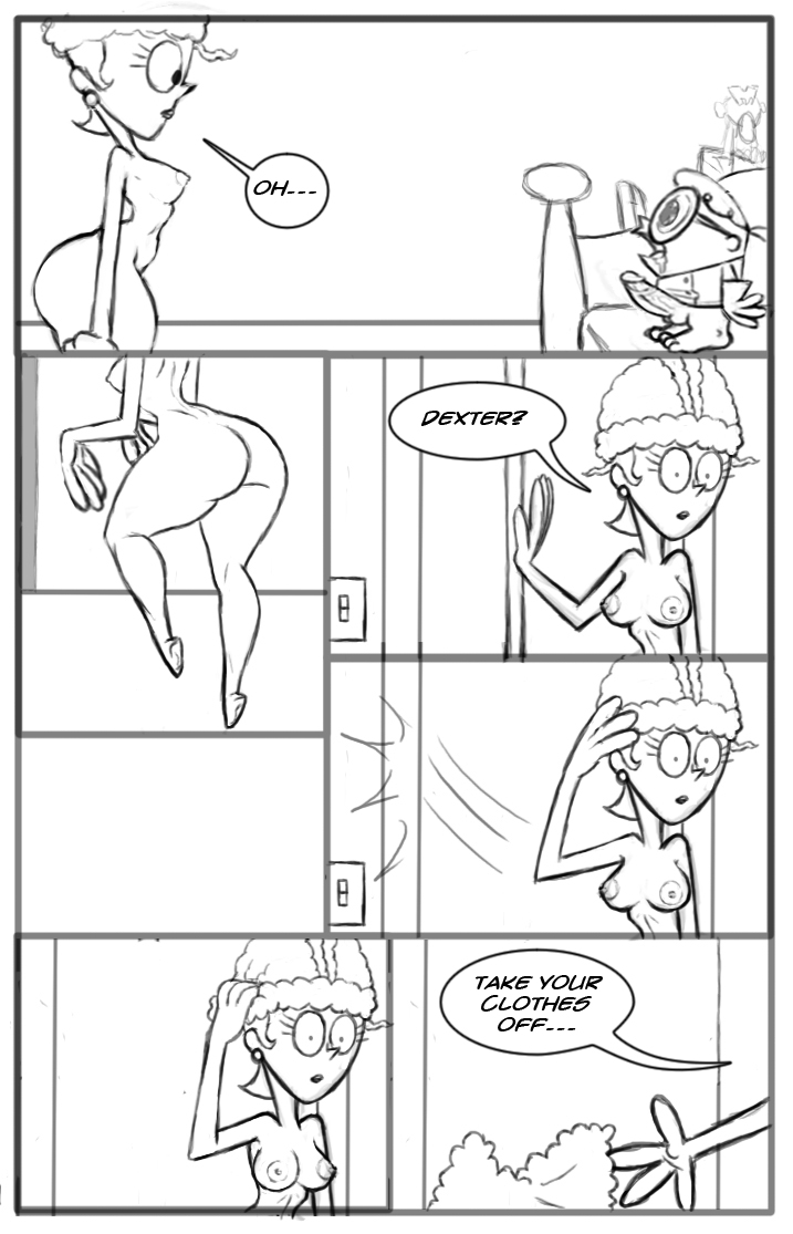 1boy 1girl 2014 4_fingers ass bed bedroom breasts cartoon_network comic dexter dexter's_laboratory dexter's_mom dialogue eyelashes feet female grigori hair huge_ass huge_butt human human_only incest incest_story_1 jashinslayer large_ass male mature mature_female milf mom_son mommy monochrome mother mother's_duty mother_&amp;_son nipples nude parent son thick thick_ass thick_thighs wide_hips young younger_male