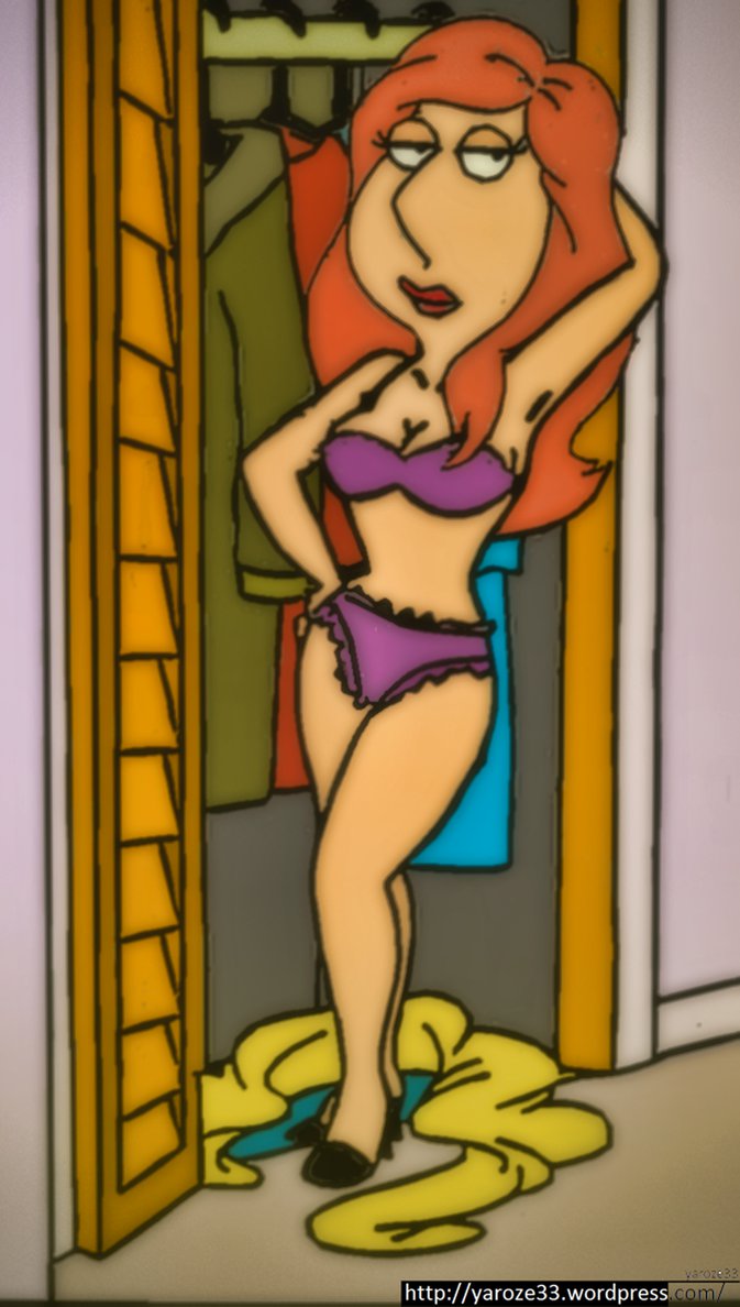 bedroom bra_and_panties family_guy lois_griffin sexy_pose yaroze33_(artist)