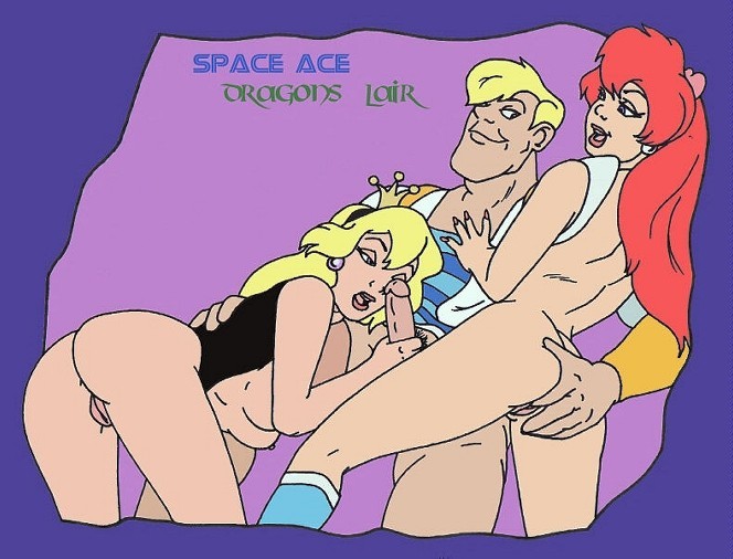 ace ace_(space_ace) crossover dragon's_lair karstens kimberly kimberly_(space_ace) penis princess_daphne space_ace tagme