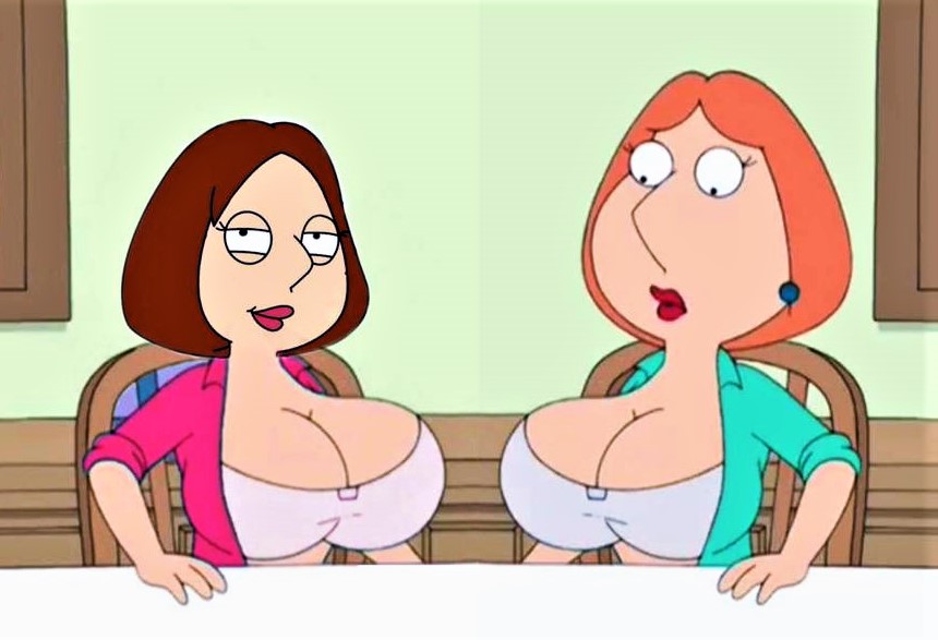 big_breasts breast_expansion family_guy lois_griffin meg_griffin